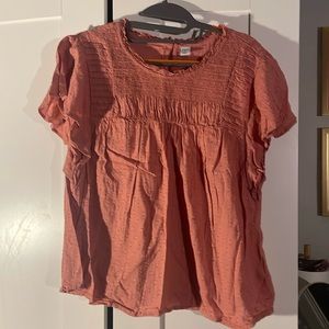 Coral Blouse